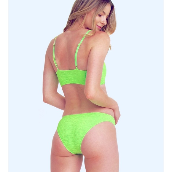 Lime/Neon Green Bikini set - Picture 2 of 4
